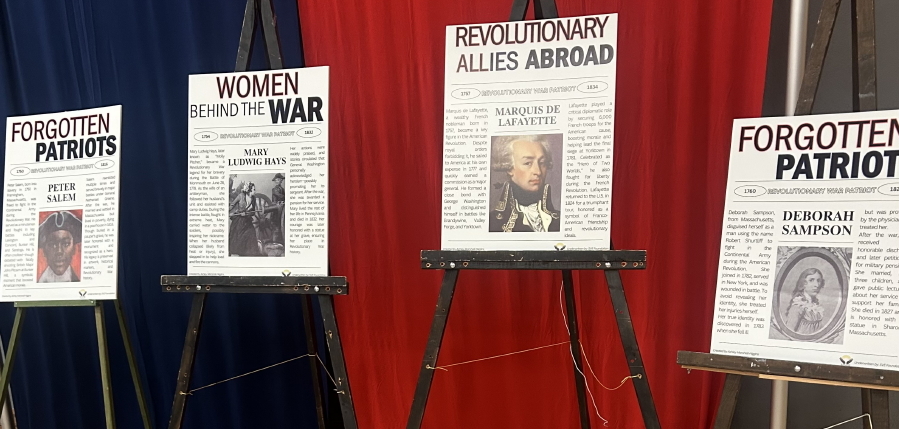 Four posters to remind us of our Nation's history.